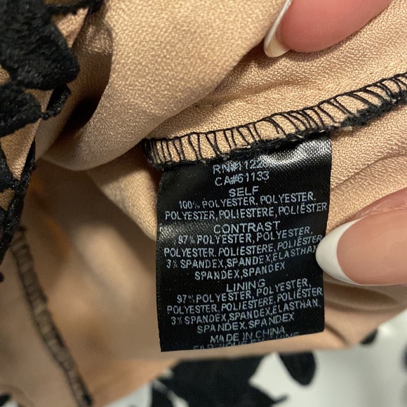 NWOT Adelyn Rae Azalea print lace dress - Picture 5 of 5